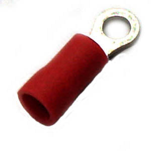 RING TERM RED #6 22-18AWG ID-3.7MM OD-5.5MM