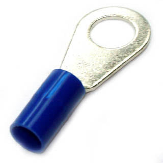 RING TERM BLU 1/2IN 6AWG ID-13MM OD-22MM