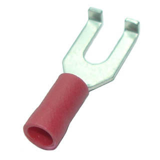 SPADE FLANGE RED #6 22-18AWG ID-3.7MM WIDTH-8.5MM