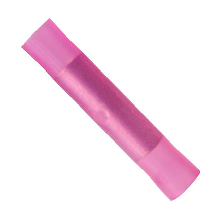 BUTT CONN RED 22-18AWG NYLON