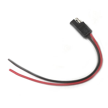 TRAILER CABLE 2P/18AWG MF-OPEN 8INCH