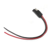 TRAILER CABLE 2P/18AWG MF-OPEN 8INCH