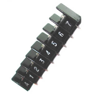 TERM BLOCK 8P PCST 1ROW 8.1MM #6 -32 16.5MM WIDE