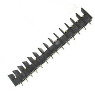 TERM BLOCK 14P PCST 1ROW 7.8MM TRI-BARRIER #6-32 15.9MM WIDE