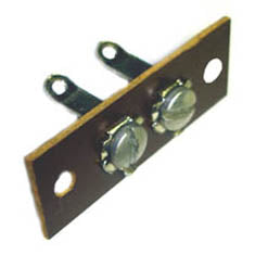 TERM STRIP 2P SOLDER LUG BAKELITE BASE
