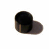 KNOB 1/4IN PLAST 21MM SNAPON BLK