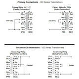 TXFR 36VCT@6.25A I/P 225V 36VCT@6.25A(SR) 18V@12.5A(PR)