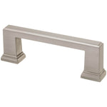 HANDLE FOR CABINET 3X3.75IN SATIN NICKLE FINISH