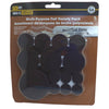 FEET CHAMOIS ROUD ADHESIVE FELT PROTECTORS ASSORTED 56PCS/PACK