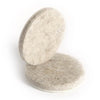 FEET CHAMOIS ROUND ADHESIVE FELT PROTECTORS ASSORTED 240PCS/PACK
