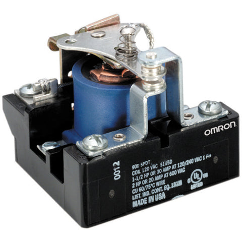 RELAY AC 24V 1P2T 30A 5P OPEN SC 30A/125VAC/24-VAC 20A/600VAC