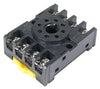 RELAY SOCKET 8P RND SCREW CHMT/ DIN RAIL