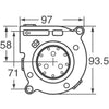 BLOWER DC 12V 4X1.25IN 1.20A WITH MOLEX CONNECTION