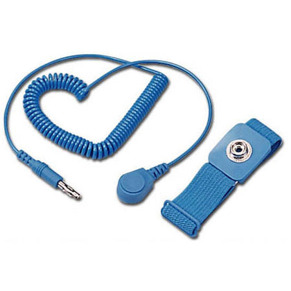 ANTISTATIC WRIST STRAP 10FT BLUE STRAP W/ALLIGATOR CLIP