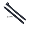 CABLE TIE BLK UV 8IN 45LB WIDTH 3.5MM
