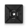 CABLE TIE MOUNT BLK 25X25MM ADHESIVE
