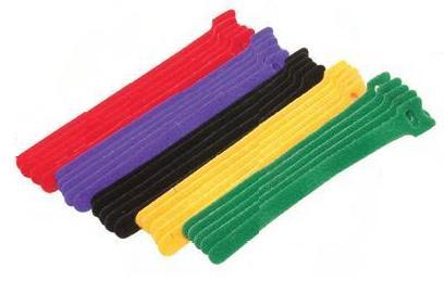 VELCRO HOOK AND LOOP TIE 6.25IN ASSORTED COLOURS