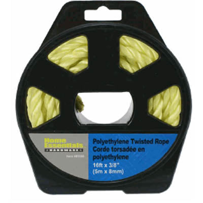 ROPE POLY 3/8IN X 16FT YELLOW