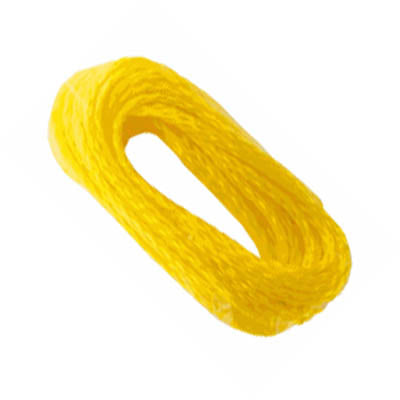 ROPE POLY TWISTED 100FTX1/4IN YELLOW