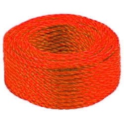 ROPE POLY TWISTED 6MMX32FT RED