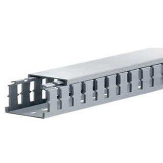 DUCT SLOTTED 1(W)X1.5(H)X78(L)IN 4MM SLOT 1.4MM THICK GREY