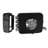 DEADBOLT LOCK NICKLE PLATED LEFT HANDED WITH 3 KEYS