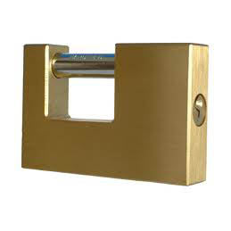 SECURITY LOCK & KEY CLASSIC SOLID BRASS