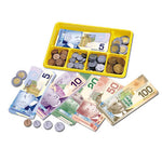 CANADIAN CURRENCY EXCHANGE PLAY MONEY ACTIVITY SET