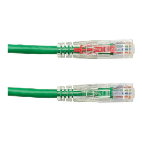 PATCH CORD CAT5E GREEN 3FT LOCKABLE CABLE