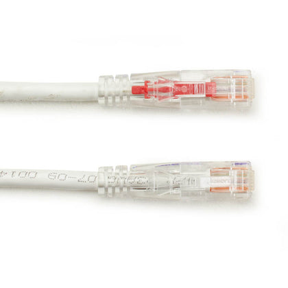 PATCH CORD CAT5E WHITE 3FT LOCKABLE CABLE