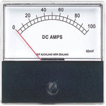 PANEL METER DC 0-100AMP 2.8X2.4 IN 50MV WITHOUT SHUNT