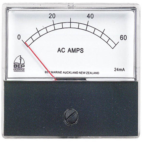 PANEL METER AC 0-60AMP 2.8X2.4IN 24MA