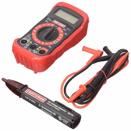 MULTIMETER DIGITAL 10A W/BASIC WITH AC VOLT DETECTOR CATII-600V