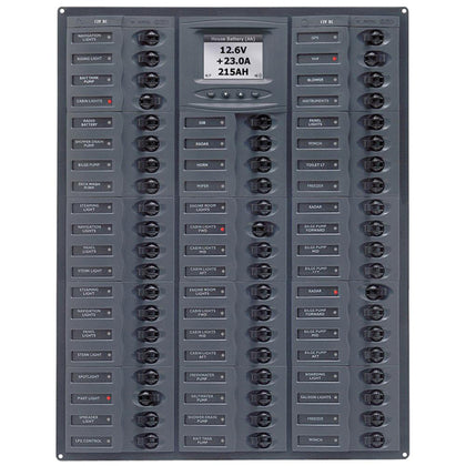CIRCUIT BREAKER PANEL 56SP 160A 12/24VDC WITH DIGITAL METER