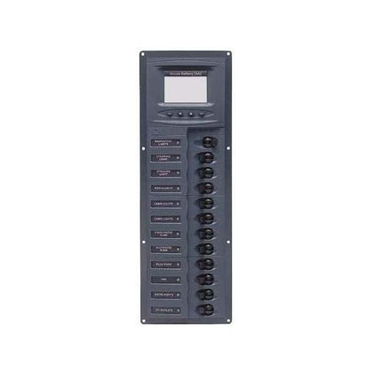 CIRCUIT BREAKER PANEL 12SP 12VDC WITH ANALOG METER