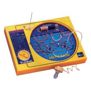 ELECTRONIC AM/FM RADIO KIT REQUIRES 1X9V BATTERY