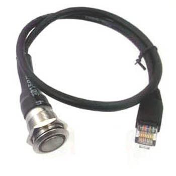 CAT5E SNAGLESS CABLE 3.28FT WITH PUSH SWITCH