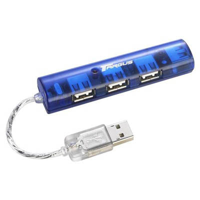 USB HUB 4 PORT NON-POWERED 2.0 SLIM SILVER