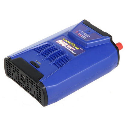 INVERTER DC/AC 800WATTS DUAL AC OUTLETS & 2 USB PORTS