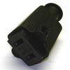 AC SOCKET 2POS 15A 125V IL RUBBER