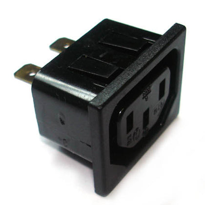 AC SOCKET 3POS 6A 250V CHMT