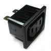 AC SOCKET 3POS 6A 250V CHMT