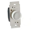 DIMMER ROTARY SWITCH 600W 1-WAY 120V DECORA INSERT WHT