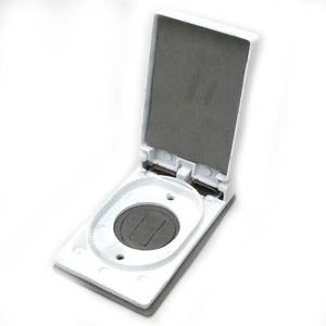ELECTRICAL BOX 4.5X2.75IN WP 20A/30A TWIST LOCK RECEPT COVER