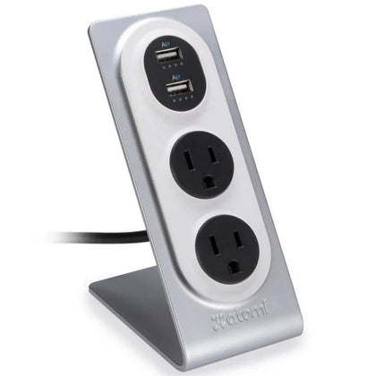 POWER BAR 2 O/LET W/2USB PORT 5FT CORD
