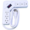 POWER BAR RA 6 O/LET 4FT CORD WHT