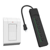 POWER BAR 6 O/LET 3FT CORD WITH REMOTE BLK