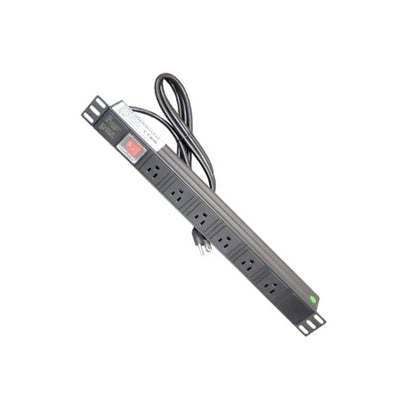POWER BAR 6 O/LET 6FT CORD 19IN RACK MOUNTING 15A/110VAC CSA