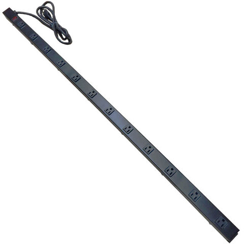POWER BAR 12 O/LET 6FT CORD 4FT STRIP WIDE SPACE RA O/LET