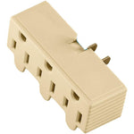 WALL TAP 3-OUTLET IVORY